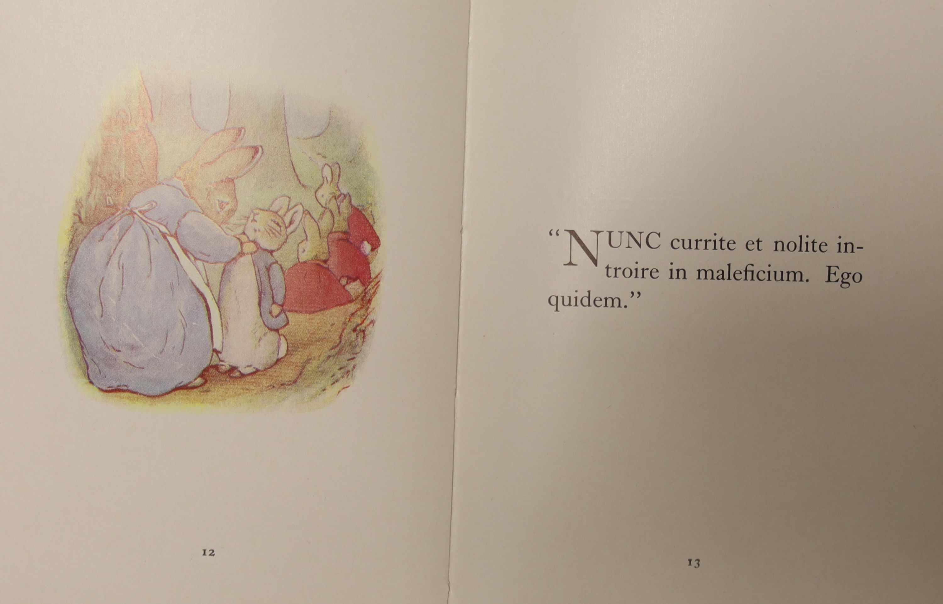 Potter, Beatrix, seven early foreign language editions, French 'La Famille Flopsaut', 'Sophie Canetang', Le Tailleur De Gloucester', 'Toto le Minet' and 'Noisy-Noisette together with German 'Die Geschichte Von Frau Tiggy